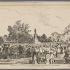 Dedication of the Roger Williams monument at Providence, R.I., last Tuesday. [From a photograph by Manchester Brothers]
