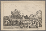 Dedication of the Roger Williams monument at Providence, R.I., last Tuesday. [From a photograph by Manchester Brothers]