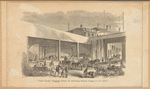 Castle Garden baggage room--II. Discharging emigrant luggage for city delivery