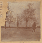 Man walking in Battery Park