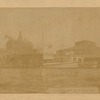 Castle Garden Emigrant Station photographed from the harbor                                                                 