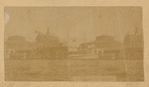 Castle Garden Emigrant Station photographed from the harbor                                                                 