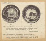 925-Anglo-American Staffordshire Pottery Cup Plate... 926-Anglo-American Staffordshire Pottery Cup Plate