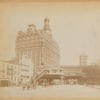 Battery Place Elevated Station; Washington (or Field) Building; Battery Park Concert Garden; Reinhardt's Hotel, New York Produce Exchange