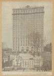 The new Whitehall Building and some of the old places across the street in Battery Place