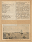 The following are the dimensions of the great work.  Bay and harbor from Bedloe's Island, about 1840