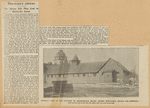 General view of the building on Blackwell's Island where New-York's lepers are confined. Their quarters are in line with the coffins piled up in the foreground