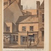 Old shanty (news depot) 177 Bowery, near Delancy St., 1861