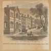 Broadway, West Side, from Battery Place, looking north, about 1825