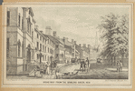 Broad way from the Bowling Green, 1828