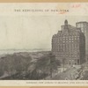 Panoramic view looking up Broadway over Bowling Green