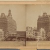 Battery Place Elevated Station; Washington (or Field) Building; Battery Park Concert Garden; Reinhardt's Hotel, New York Produce Exchange