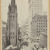 Broadway, north from Rector St. American Surety Building--21 stories high