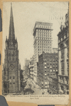 Trinity Church, lower Broadway and American Surety Building, New York