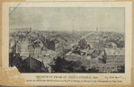 Broadway from St. Paul's steeple, 1848