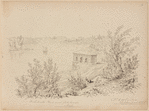 Cochituate Pond and Gatehouse, Mass.