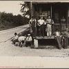 Prospective homesteaders, in front of post office at United, Westmoreland County, Pennsylvania