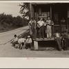 Prospective homesteaders, in front of post office at United, Westmoreland County, Pennsylvania