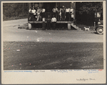 Prospective homesteaders, in front of post office at United, Westmoreland County, Pennsylvania
