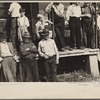 Prospective homesteaders, in front of post office at United, Westmoreland County, Pennsylvania