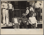 Prospective homesteaders, in front of post office at United, Westmoreland County, Pennsylvania