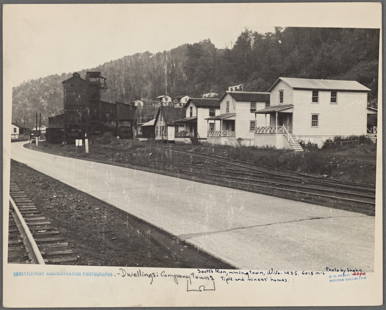 Scotts Run, mining town, [Monongalia County,] West Virginia - NYPL ...