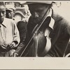 Blind street musician, West Memphis, Arkansas