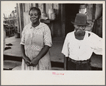 Negro sharecropper and his wife, Pulaski County, Arkansas