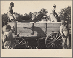 Bringing in cotton for weighing, Pulaski County, Arkansas