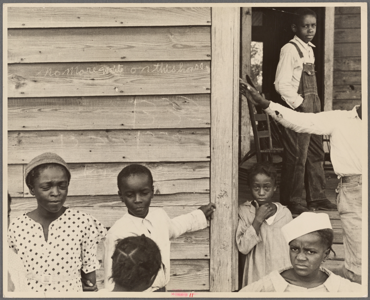 Sharecroppers' children on Sunday, near Little Rock, Arkansas - NYPL ...