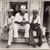 Sharecroppers' children on Sunday, near Little Rock, Arkansas