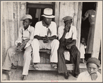 Sharecroppers' children on Sunday, near Little Rock, Arkansas