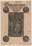 Madonna in Glory with the Symbols of the Evangelists [frontispiece of Stellarium Carone benedicte Mariae Virginis]