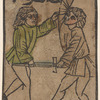 Two men fighting
