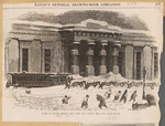 Scene in Centre Street, New York City, during the late snow storm
