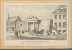 Reservoir of Manhattan Water Works. Chambers St. 1825