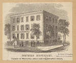 Northern Dispensary, corner of Waverly place and Christopher street