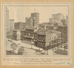 The New York City Hall, built in 1803-1812, a fine building whose effect is sadly marred by its incongruous surroundings