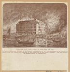 Coenties Slip, New York, in the fire of 1835