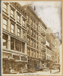 Tenements & storefronts: Mme Ducolomb Ostrich Feathers, Dr E. V. Agnew Dentist; Newman & Holdrith