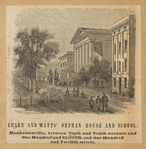 Leake and Watts' Orphan House and School. Manhattanville, between Ninth and Tenth avenues and One Hundred and Eleventh and One Hundred and Twelfth streets