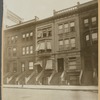 Brownstone and limestone rowhouses