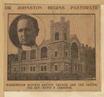 Washington Heights Baptist Church and the pastor, Rev. Rufus P. Johnson