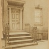 Row house doorway and stoop