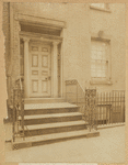 Row house doorway and stoop