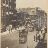 Law offices of Arthur Furber; Arnheim Woolens; Fairbanks & Co. Scales; horse drawn wagons & streetcars