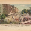 Rare view of Broadway and City Hall Park looking north from the Astor House to Chamber Street...