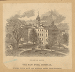 The New York Hospital. Business office, no. 13 West Eleventh Street, near Broadway 