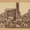 Early commercial buildings; East River National Bank; horse cars