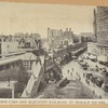 Horse-cars and elevated railroad at Herald Square, 1890